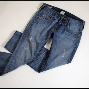 True Religion Distressed Jeans
